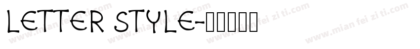 LETTER STYLE字体转换
